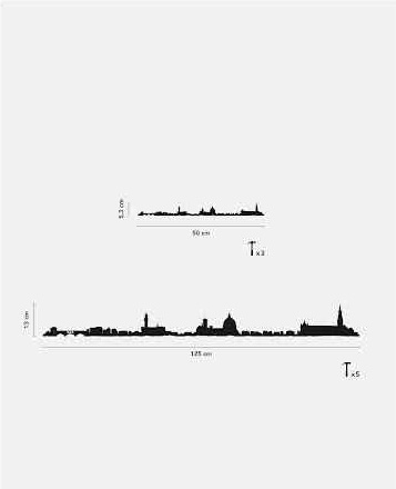 Skyline Florence 50cm-décoration murale-The Line