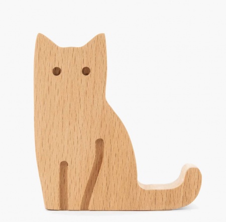 Support t&eacute;l&eacute;phone Chat - Cat - Kikkerland