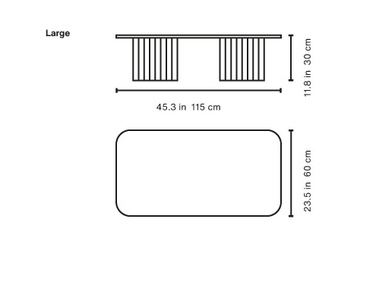 Table \ PLEC\  - 60x115x30 cm - RS Barcelona