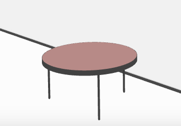 Table basse Gau �65cm, H35cm- Treku