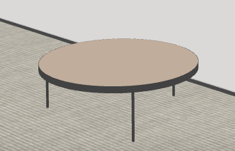 Table basse Gau �85cm, H30cm- Treku