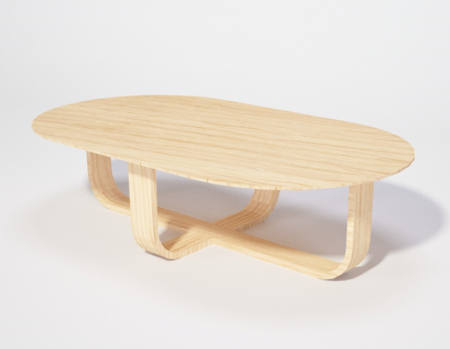 Table basse oblong Luge