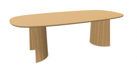 Table Ginger 240*120cm Chêne - Ondaretta