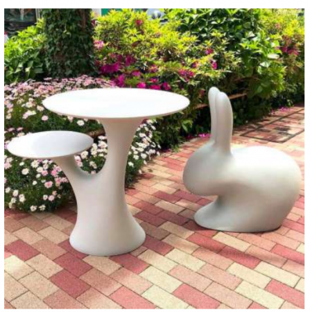 Table Rabbit tree - Outdoor - Qeeboo