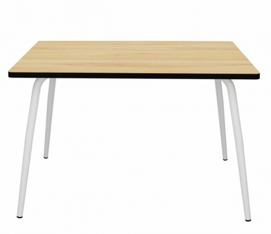 Table Vera 120*70 Pieds blancs - Les Gambettes