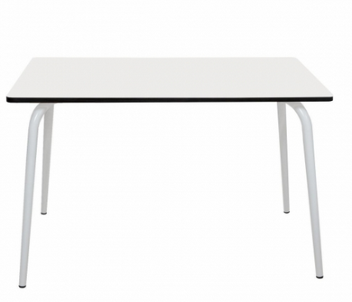 Table Vera 120*70 Pieds blancs - Les Gambettes