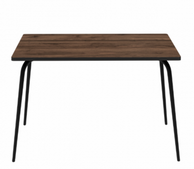 Table Vera 120*70 Pieds noirs - Les Gambettes