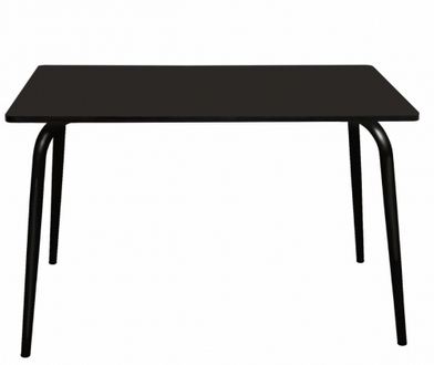 Table Vera 120*70 Pieds noirs - Les Gambettes