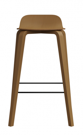 Tabouret de bar L10 Teinté Chêne - La Chaise Française