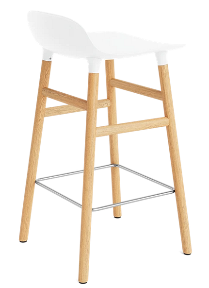 Tabouret Form pieds Ch�ne H:65 cm