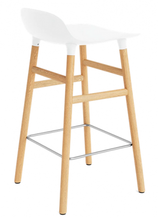 Tabouret Form pieds Chêne H:65 cm