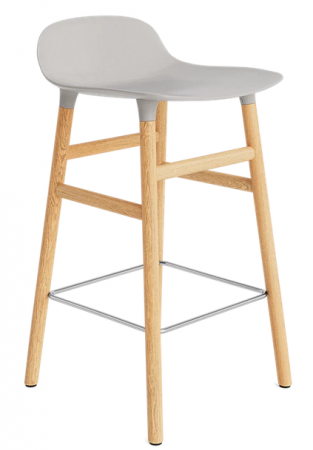 Tabouret Form pieds Chêne H:65 cm