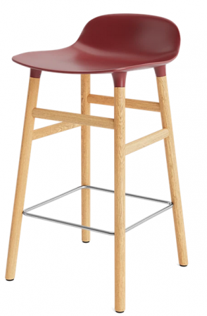 Tabouret Form pieds Chêne H:65 cm