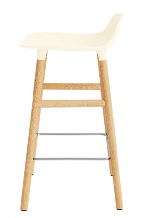 Tabouret Form pieds Chêne H:65 cm