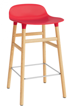 Tabouret Form pieds Chêne H:65 cm