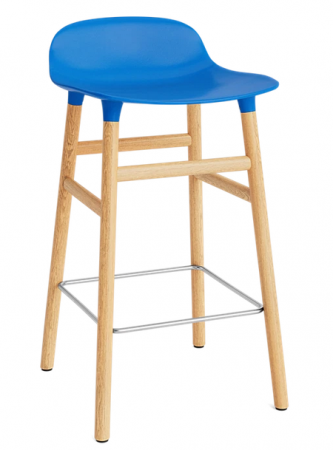 Tabouret Form pieds Chêne H:65 cm