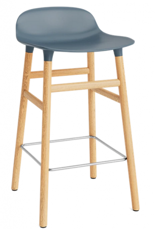 Tabouret Form pieds Chêne H:65 cm