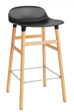 Tabouret Form pieds Chêne H:65 cm