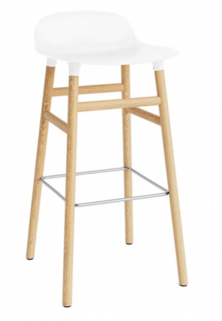 Tabouret Form pieds Chêne H:75 cm