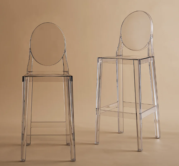 Tabouret One More Please H.65 cm - Dossier rond