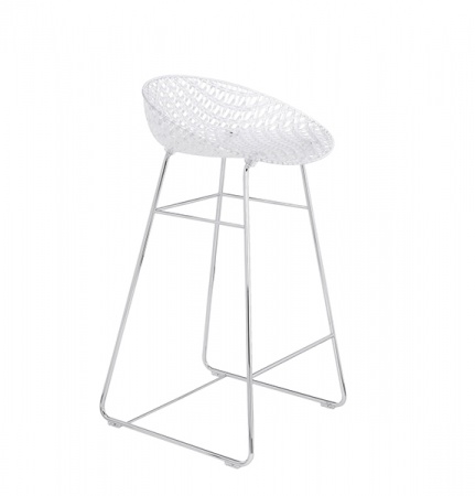 Tabouret Smartrik Stool cristal H.65 cm - Kartell