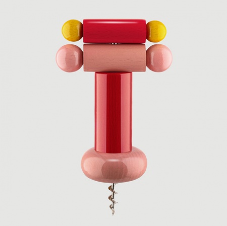 Tire-bouchon Rose Alessi 100 Values Collection - Ettore Sottsass