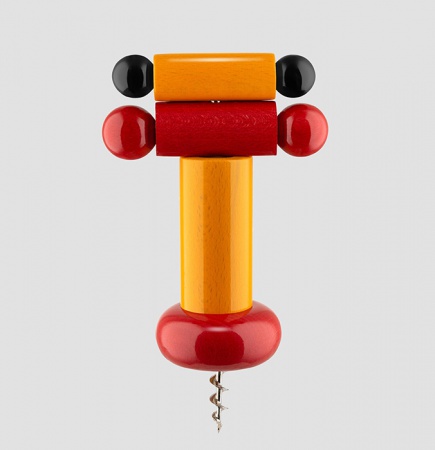 Tire-bouchon Rouge Alessi 100 Values Collection - Ettore Sottsass