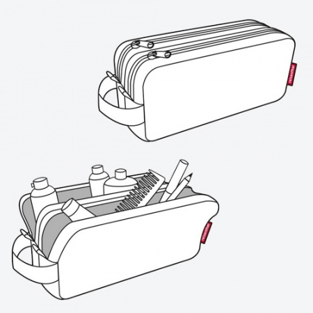 Trousse de toilette Duocase noir - Reisenthel