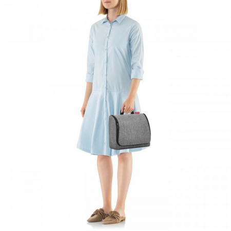 Trousse de toilette toiletbag XL TWIST SILVER - Reisenthel