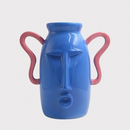 Vase Amor Del Color Large Blue Federico - Que Rico