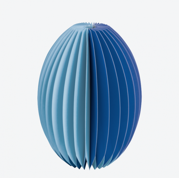 Vase en papier \ Yuki\  Bleu - Remember