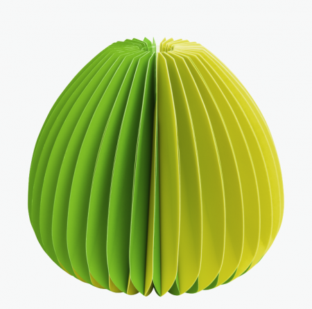 Vase en papier \ Yuki\  Green - Remember