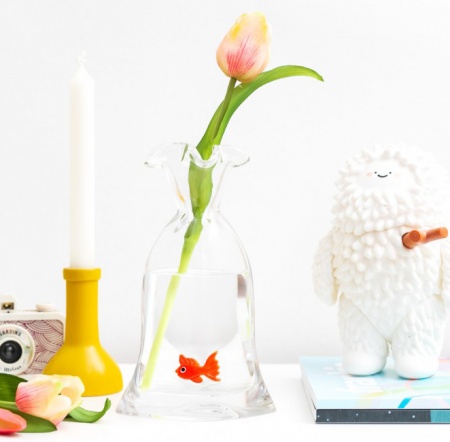 Vase Goldfish - Poisson rouge - Doiy