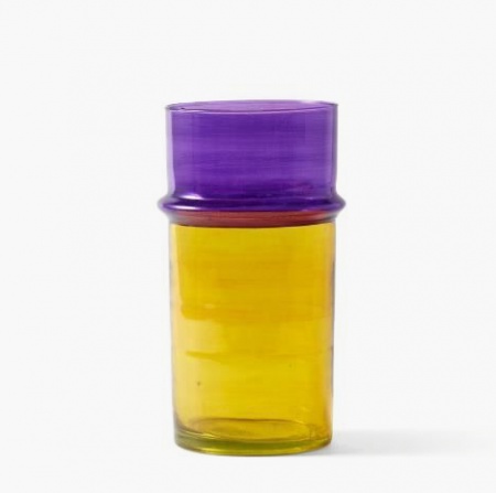 Vase Marocain Large Jaune et Violet- Hay 