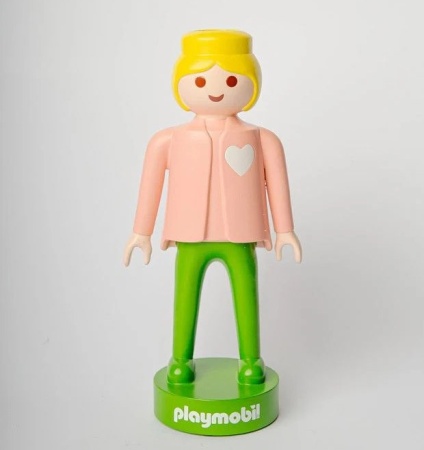 Vase Playmobil - fille rose - Blogo