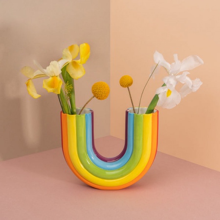 Vase Rainbow - Arc en ciel - Doiy