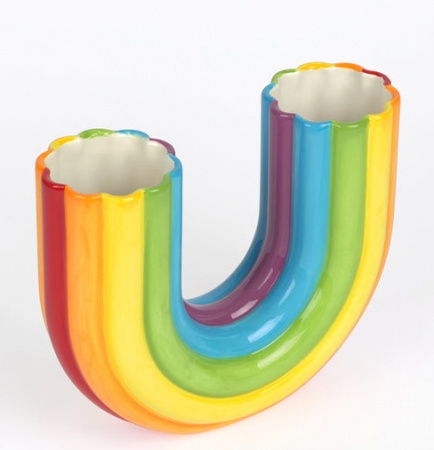 Vase Rainbow - Arc en ciel - Doiy