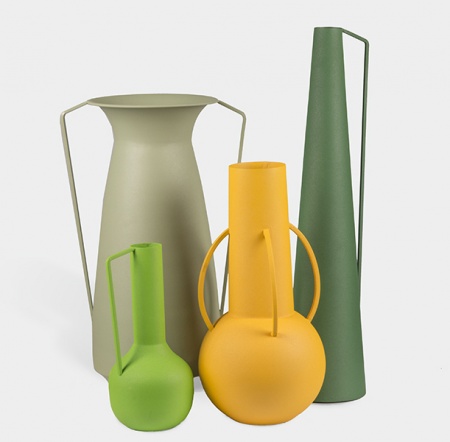 Vase set de 4 - Roman multicolore vert - Pols Potten