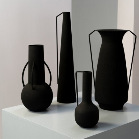 Vase set de 4 - Roman noir - Pols Potten