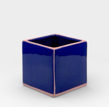 Vase simple Tile Bleu-rose - Table Machine