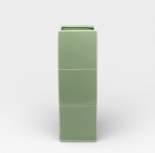 Vase triple Tile Vert-blanc - Table Machine