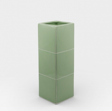 Vase triple Tile Vert-blanc - Table Machine
