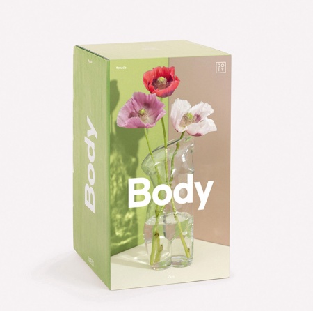 Vase verre transparent - Body - Doiy