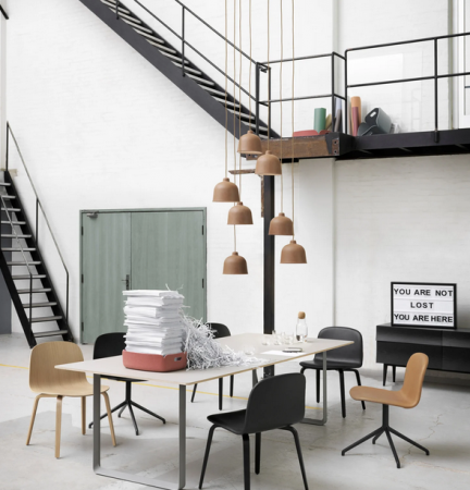 Visu Wide Chair pivotante avec retour - Muuto 